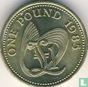 Guernsey 1 pound 1985 - Image 1