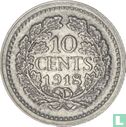 Netherlands 10 cents 1918 (type 2) - Image 1