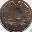 Guernesey 5 pence 1986 - Image 1