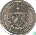 Cuba 40 centavos 1962 "30th anniversary Birth of Camilo Cienfuegos Gornaran" - Afbeelding 2