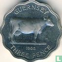 Guernsey 3 pence 1966 (PROOF) - Afbeelding 1