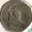 Guernsey 50 pence 1982 - Afbeelding 1