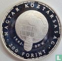 Hongarije 200 forint 1992 (PROOF) "White storks" - Afbeelding 1
