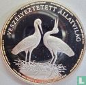 Hongarije 200 forint 1992 (PROOF) "White storks" - Afbeelding 2