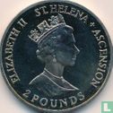 St. Helena and Ascension 2 pounds 1990 "90th birthday of Queen Mother" - Image 2