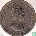 St. Helena and Ascension 50 pence 1986 "165th anniversary Death of Napoleon" - Image 1