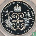 Sint-Helena en Ascension 5 pounds 1990 (PROOF) "90th birthday of Queen Mother" - Afbeelding 1