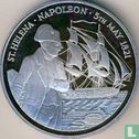 St. Helena and Ascension 25 pounds 1986 (PROOF) "165th anniversary Death of Napoleon" - Image 2