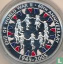 Ascension 50 pence 2005 (PROOF) "60th anniversary End of World War II" - Afbeelding 1