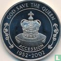 Sint-Helena 50 pence 2002 "50th anniversary Accession of Queen Elizabeth II" - Afbeelding 1