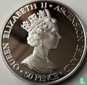 Ascension 50 pence 2003 "50th anniversary Coronation of Queen Elizabeth II" - Afbeelding 2