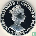 Ascension 50 pence 2001 (PROOF) "Centenary of the death of Queen Victoria" - Afbeelding 2