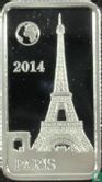 Solomon Islands ½ dollar 2014 (PROOF) "Paris" - Image 1