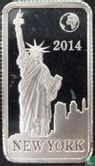Solomon Islands ½ dollar 2014 (PROOF) "New York" - Image 1