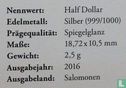 Solomon Islands ½ dollar 2016 (PROOF) "Brussels" - Image 3