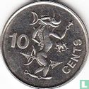 Solomons Islands 10 cents 2000 - Image 2