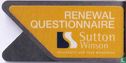 Renewal Questionnaire Sutton Winson - Afbeelding 1
