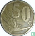 Afrique du Sud 50 cents 2005 - Image 2