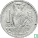 Czechoslovakia 1 koruna 1947 (aluminum) - Image 2