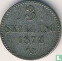 Noorwegen 3 skilling 1873 - Afbeelding 1