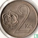 Tchécoslovaquie 2 koruny 1990 - Image 2