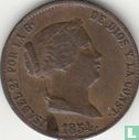 Spanje 25 centimos 1854 - Afbeelding 1