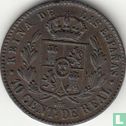 Espagne 10 centimos 1860 - Image 2