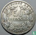 Duitse Rijk 50 pfennig 1877 (C - type 2) - Afbeelding 1