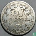 Duitse Rijk 50 pfennig 1877 (E - type 2) - Afbeelding 1