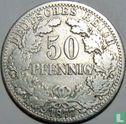 German Empire 50 pfennig 1877 (H - type 2) - Image 1