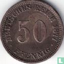 Empire allemand 50 pfennig 1877 (C - type 1) - Image 1