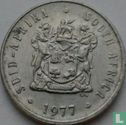 Afrique du Sud 5 cents 1977 - Image 1
