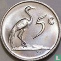 Afrique du Sud 5 cents 1989 - Image 2