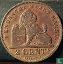 Belgique 2 centimes 1911 (NLD - date 1.2mm) - Image 2
