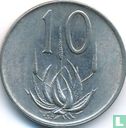 Afrique du Sud 10 cents 1973 - Image 2