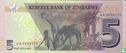 Simbabwe 5 Dollar 2019 - Bild 2