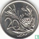 Afrique du Sud 20 cents 1973 - Image 2