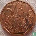 Afrique du sud 20 cents 1990 (acier recouvert de bronze) - Image 2