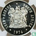 Zuid-Afrika 1 rand 1974 (PROOF) "50th anniversary of the Pretoria Mint" - Afbeelding 1
