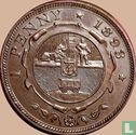 Zuid-Afrika 1 penny 1893 - Afbeelding 1