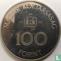 Hungary 100 forint 1990 (PROOF) "SOS Children's Village" - Image 1