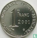 États d'Afrique de l'Ouest 1 franc 2001 - Image 1