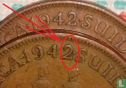 Afrique du Sud 1 penny 1942 (étoile proche du 2) - Image 3