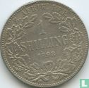 Afrique du Sud 1 shilling 1893 - Image 1