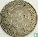 Afrique du Sud 3 pence 1894 - Image 1