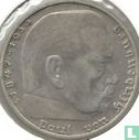 Duitse Rijk 2 reichsmark 1938 (J) - Afbeelding 2