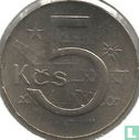 Tsjecho-Slowakije 5 korun 1987 - Afbeelding 2