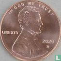 États-Unis 1 cent 2020 (D) - Image 1