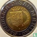 San Marino 500 lire 1989 "Sixteen centuries of history" - Image 2