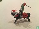 Knight on horseback in attack - Image 1